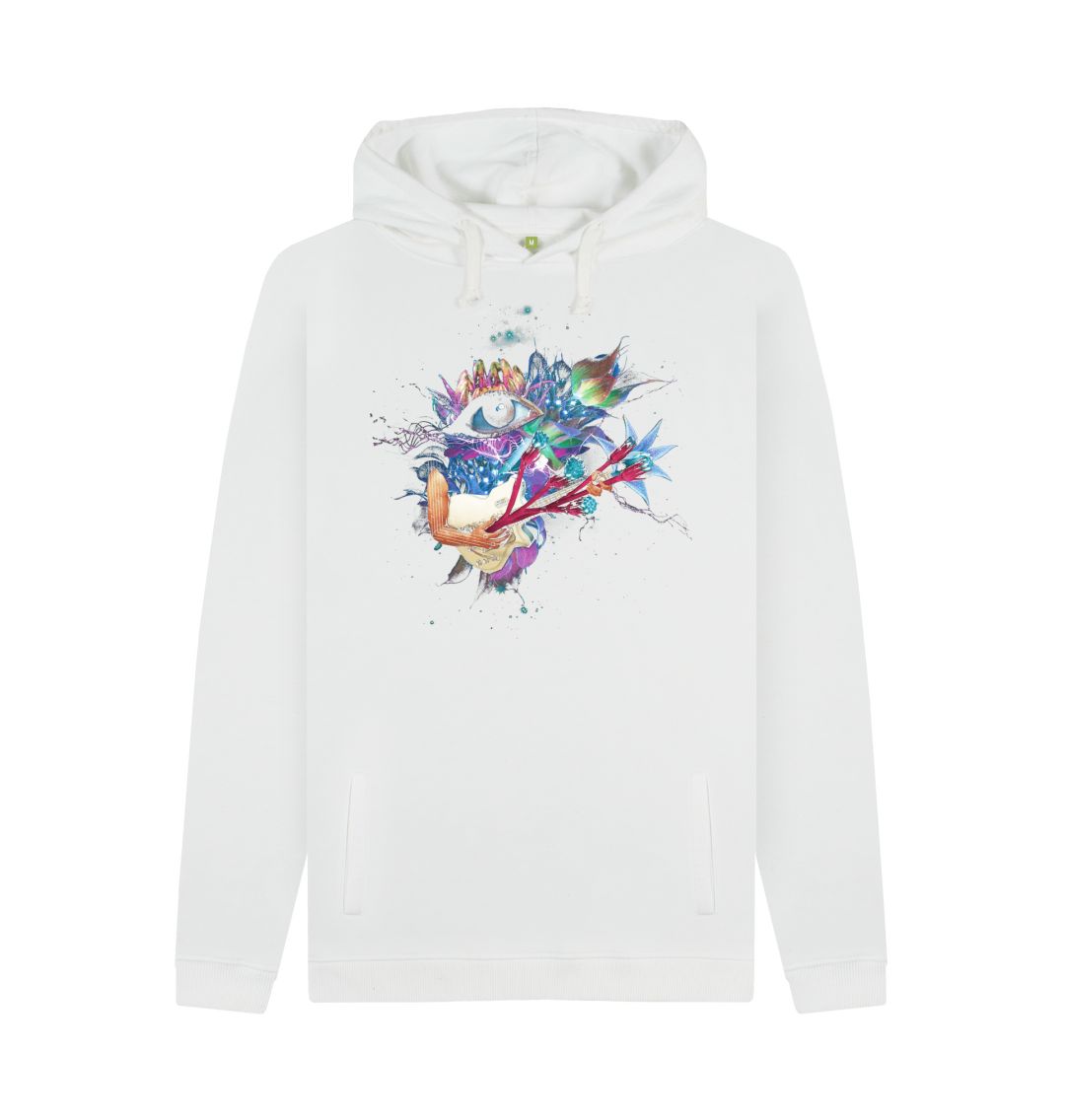 White Backdrop Hoodie