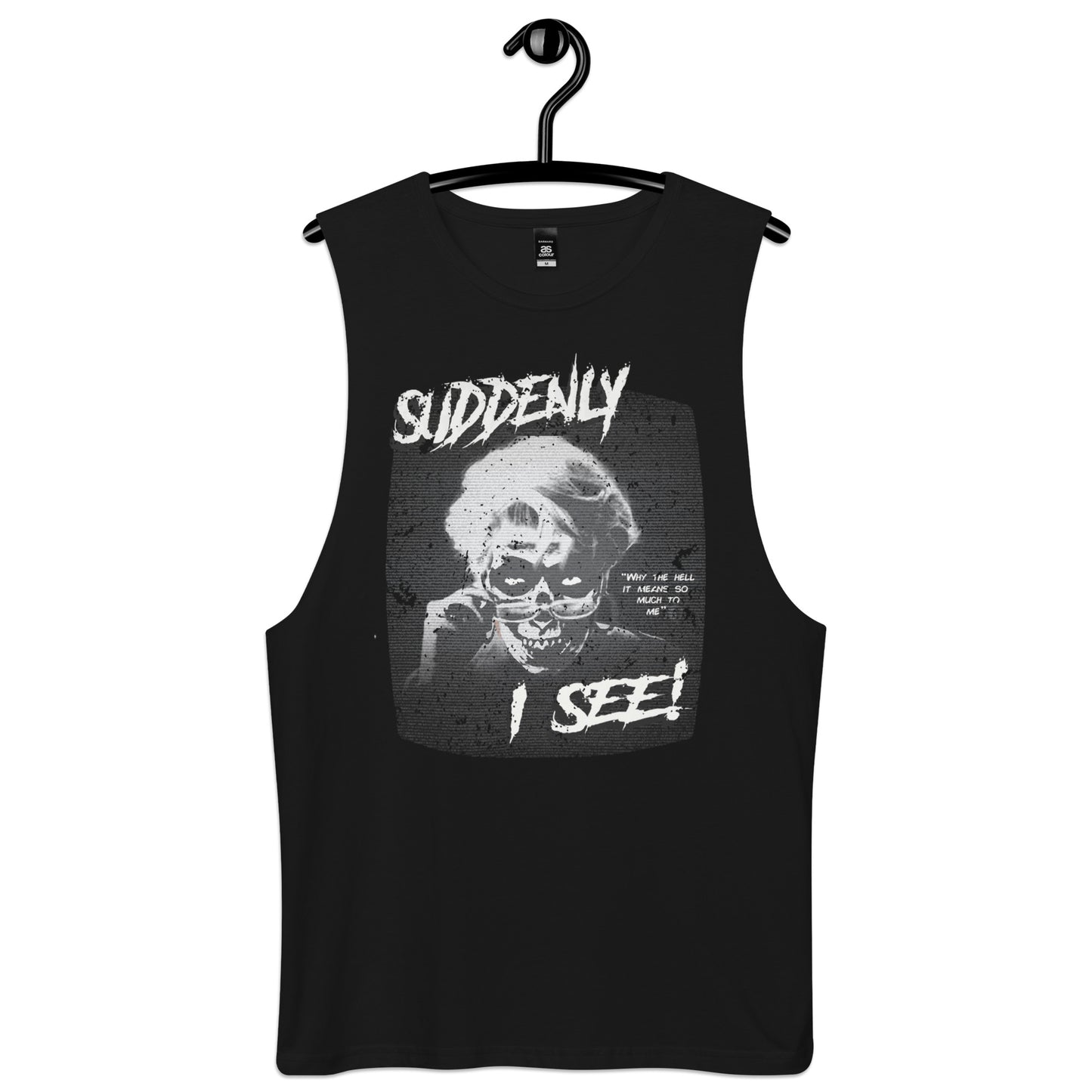 Suddenly I See Skelly Tank | Black