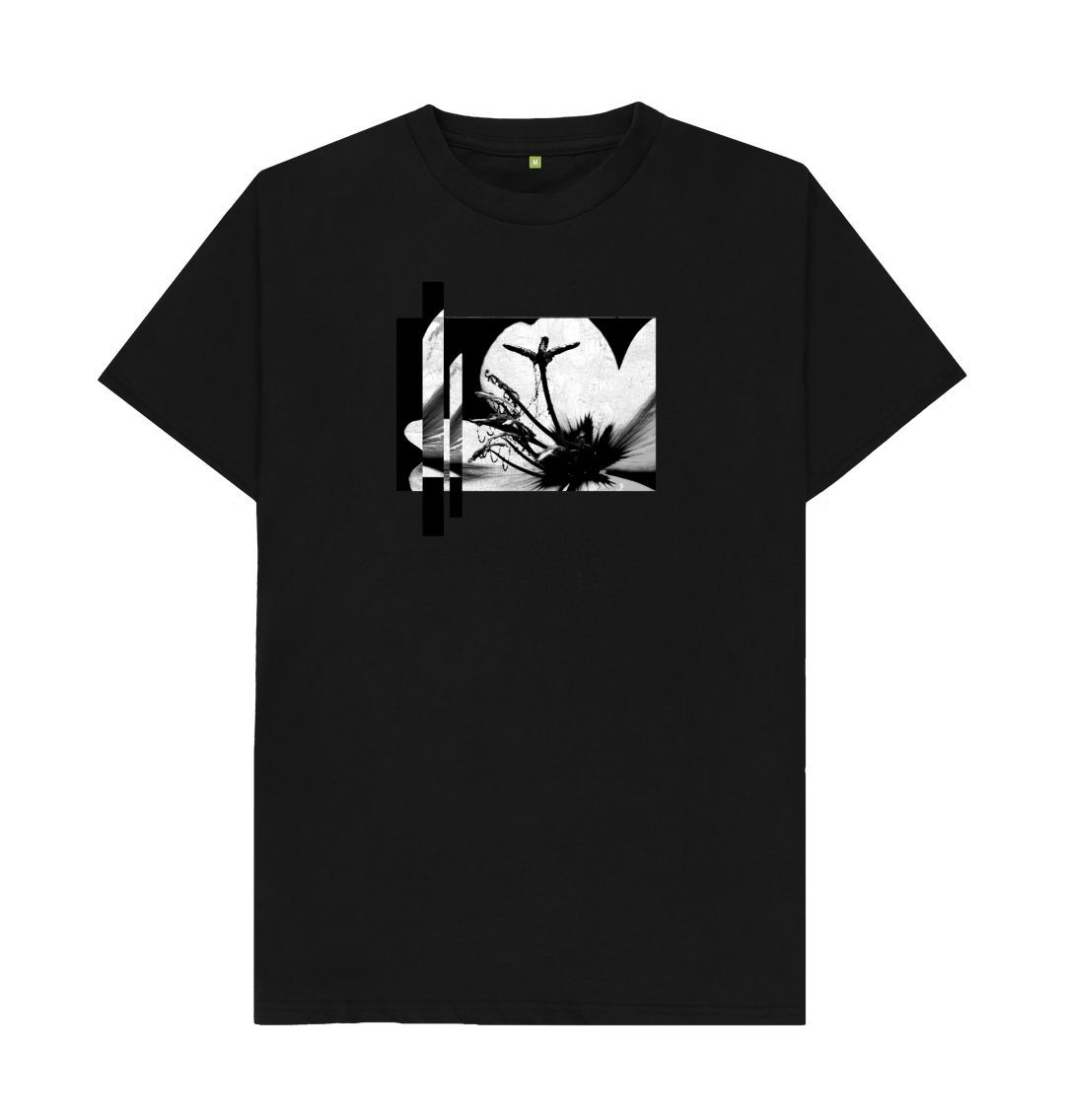 Black Black Flower T-Shirt