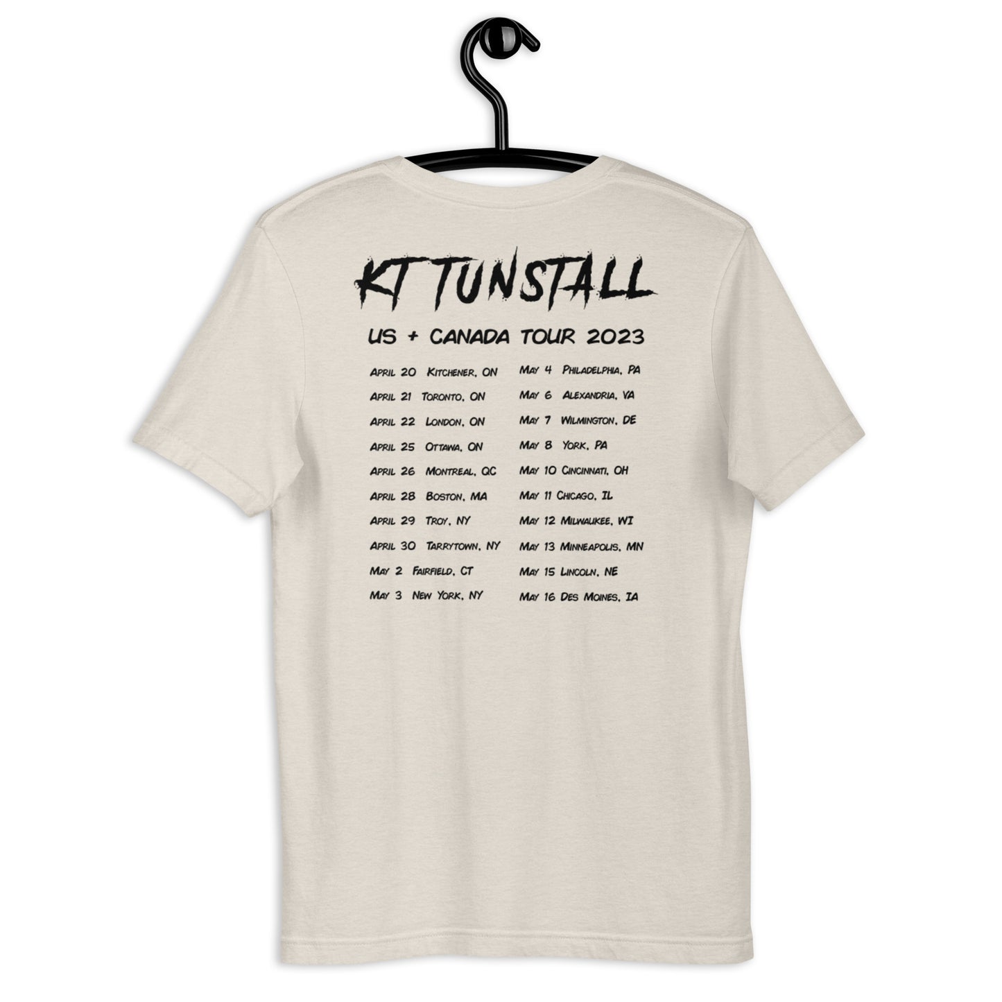 'Suddenly I Skeleton' 2023 Tour Dates Tee - Bone