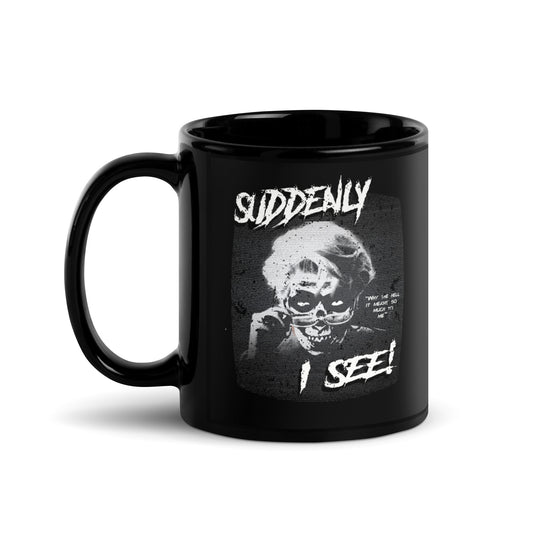 Suddenly I See Skelly Mug | Black