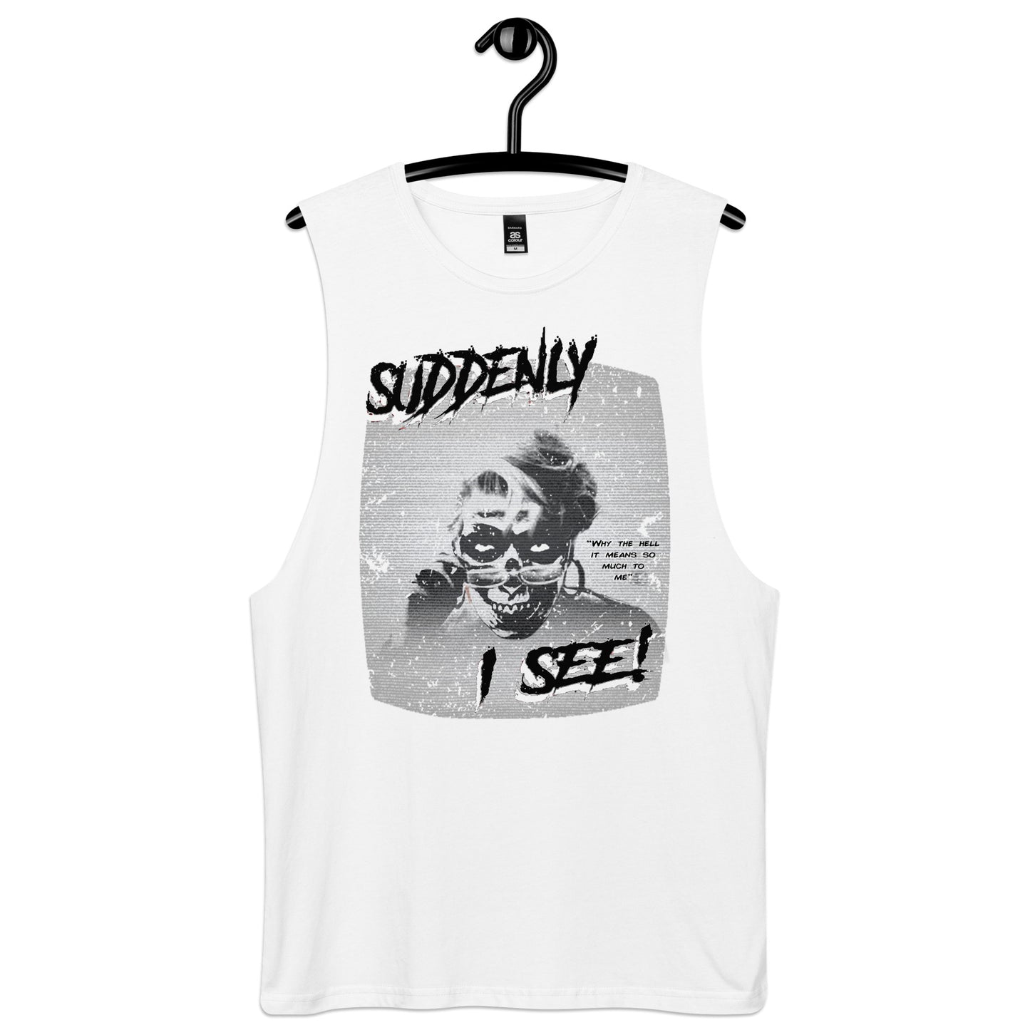 Suddenly I See Skelly Tour Tank | White