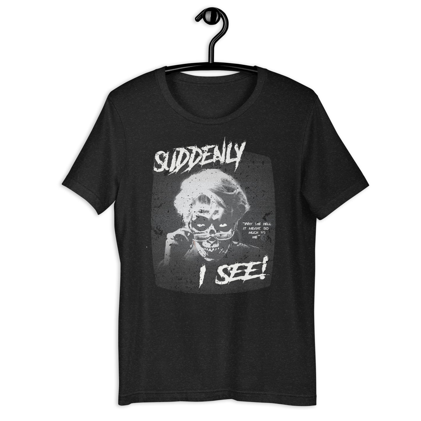 Suddenly I See Skelly Tee | Charcoal