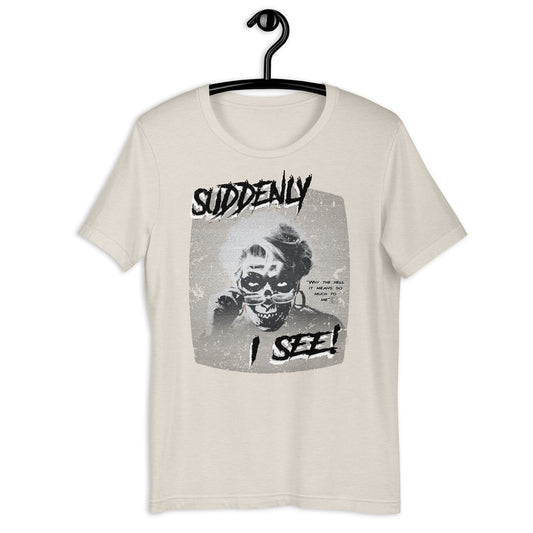 Suddenly I See Skelly Tour Dates Tee | Bone